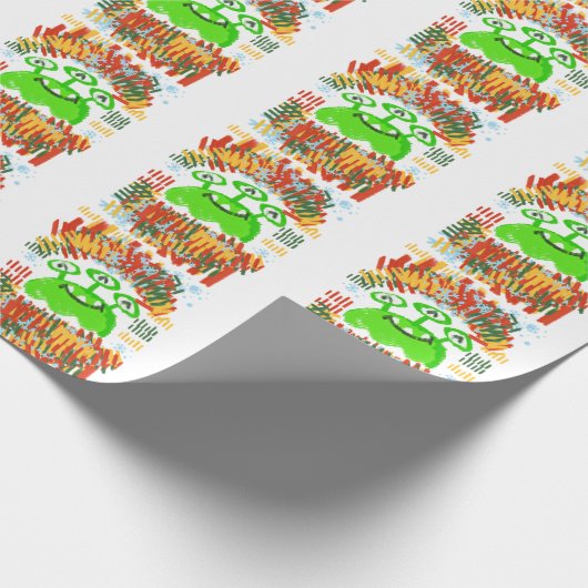 Pastel Petals and the Prickly Beast Geschenkpapier (Ecke)