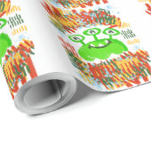 Pastel Petals and the Prickly Beast Geschenkpapier (Rolleneckpunkt)