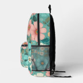 Pastel Petals Bedruckter Rucksack (Rechts)