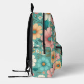 Pastel Petals Bedruckter Rucksack (Links)