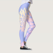 Pastel Petals Blume Muster Leggings (Rechts)