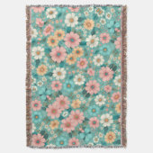 Pastel Petals Decke (Vorderseite Vertikal)