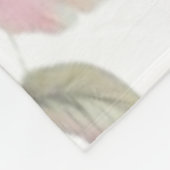 Pastel Petals Fleece Blanket (Ecke)