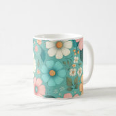 Pastel Petals Kaffeetasse (VorderseiteRechts)