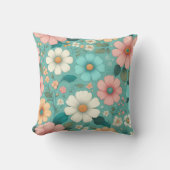 Pastel Petals Kissen (Vorderseite)