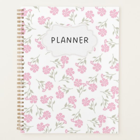 Pastel Petals Planner - Minimal & Elegantes Design Planer (Vorderseite)