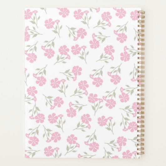 Pastel Petals Planner - Minimal & Elegantes Design Planer (Rückseite)