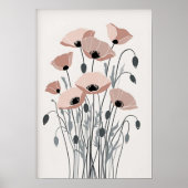 Pastel Petals Poster (Vorne)
