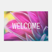 Pastel Petals Welcome Mat Fußmatte (Vorderseite)