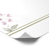 Pastel Peter die Kanbit Baby Dusche Begrüßungszeic Poster (Ecke)