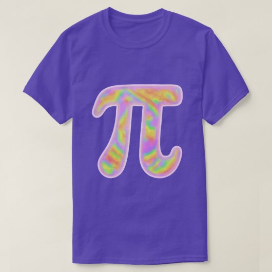 Pastel Pi Dye T-Shirt (Design vorne)