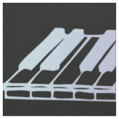 Pastel Piano Keys Fabric Stoff (Nahaufnahme)