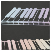 Pastel Piano Keys Fabric Stoff (Muster)