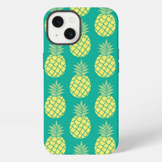 Pastel Pineapples iPhone Hülle (Rückseite)