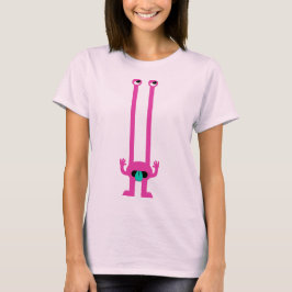 Pastel Pink Alien Gefärbte Krawatte Rebel Graphic T-Shirt