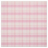 Pastel Pink and Orange Plaid Stoff (Muster)