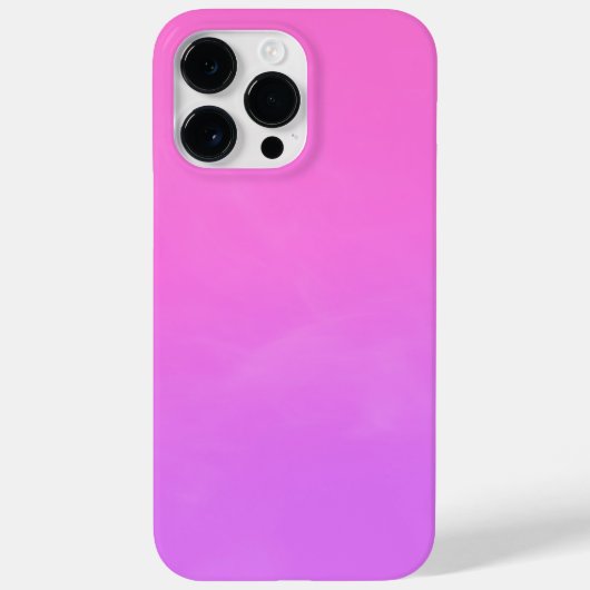 Pastel Pink and Purple Gradient Ombre iPhone Case (Rückseite)