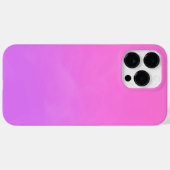Pastel Pink and Purple Gradient Ombre iPhone Case (Rückseite (Horizontal))