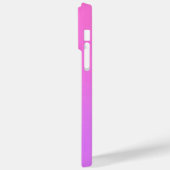 Pastel Pink and Purple Gradient Ombre iPhone Case (Rückseite / Links)