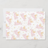 Pastel Pink Angel | Merry Christmas Photo (Rückseite)