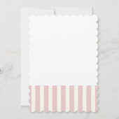 Pastel Pink Baby Koala Girl Einladung zum Geburtst (Rückseite)