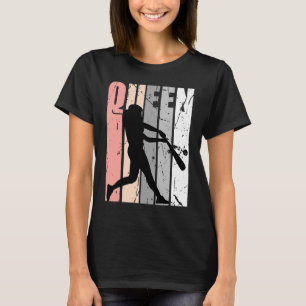 Pastel Pink Baseball Königin Birthday Themed Prinz T-Shirt