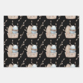 PASTEL PINK & BLAUE EASTER GESCHENKPAPIER SET (Vorderseite)