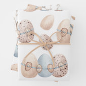 PASTEL PINK & BLAUE EASTER GESCHENKPAPIER SET (Beispiel)