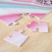 Pastel Pink Blue Candy Cane Spiral Puzzle (Seite)