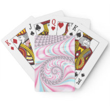 Pastel Pink Blue Candy Cane Spiral