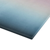 Pastel Pink & Blue Gradient Indigo Rose Ombre Schneidebrett (Ecke)