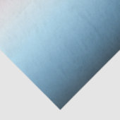 Pastel Pink & Blue Gradient Indigo Rose Ombre Seidenpapier (Detail)