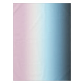 Pastel Pink & Blue Gradient Indigo Rose Ombre Tischdecke (Vorderseite)