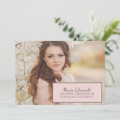 Pastel Pink Blue Green Foto CollegeTrunk Party Einladung (Stehend Vorderseite)