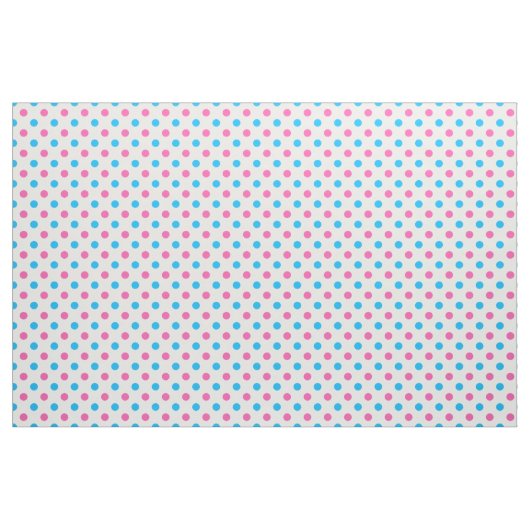 Pastel Pink Blue Polka Dot Pattern Stoff (Yard (91,4 cm))