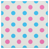 Pastel Pink Blue Polka Dot Pattern Stoff (Muster)