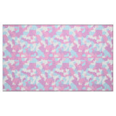 Pastel Pink Blue White Feminine Camouflage Stoff (Fat Quarter (45,7 x 55,9 cm))