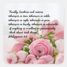 Pastel Pink Blume Bibel Verse