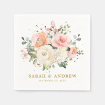 Pastel Pink Blush Rose Botanische Hochzeit mit flo