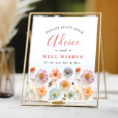 Pastel Pink Bohemische Wildblumen Beratung & Wünsc Poster