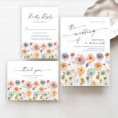 Pastel Pink Bohemische Wildblumen Datum Nacht Idee Poster