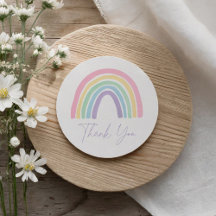Pastel Pink Boho Rainbow Baby Dusche