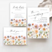 Pastel Pink Boho Wildblumen Hochzeiten Brautparty Geschenkanhänger