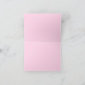 Pastel Pink Bow Seamless Pattern – Cute Aesthetic Einladung (Innenseite)