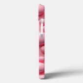 Pastel Pink Bubble Texture iPhone Case for Women (Rückseite / Links)