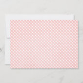 Pastel Pink Cacti Girl Birthday Party Gracias Dankeskarte (Rückseite)