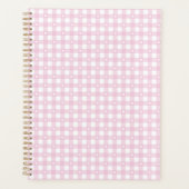 Pastel Pink Checks Planer (Vorderseite)