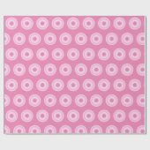 Pastel Pink Circles Simple Clean Minimal Geschenkpapier (Flach)