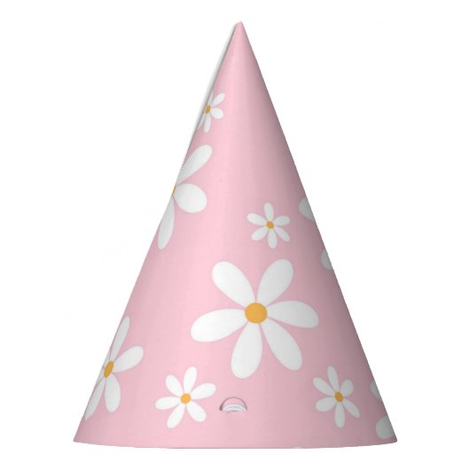 Pastel Pink Daisies Partyhütchen (Links)