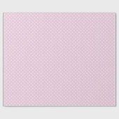 Pastel Pink Daisy Flower Pattern Gift Wrap Geschenkpapier (Flach)